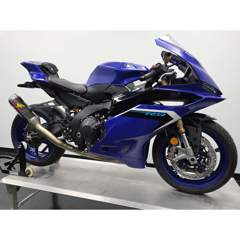 Graves Motorsports Titanium WORKS exhaust w/ Carbon Silencer | Yamaha | YZF-R9 (2025-2026) Graves Motorsports Titanium WORKS exhaust w/ Carbon Silencer | Yamaha | YZF-R9 (2025-2026)