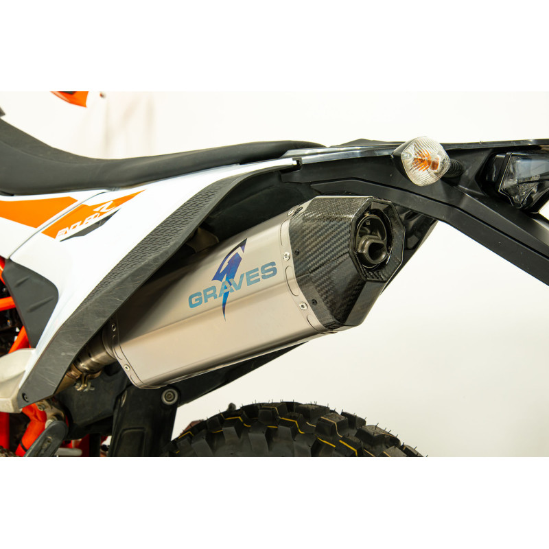 Graves Motorsports Titanium Exhaust | KTM 690 Enduro R (2019-2023) | GasGas ES700 SM700 Graves Motorsports Titanium Exhaust | KTM 690 Enduro R (2019-2023) | GasGas ES700 SM700