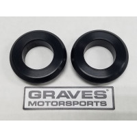Graves Motorsports Captive Front wheel Spacers - 2019+ Kawasaki Ninja ZX-6R
