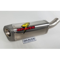 Graves Motorsports Titanium Cat-Back Slip-On - Kawasaki Ninja ZX-6R (2019+)