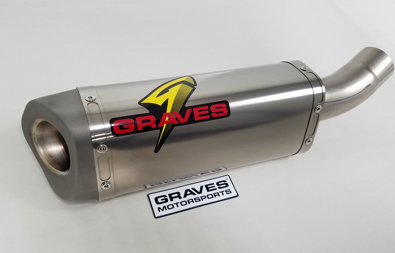 Graves Motorsports Titanium Cat-Back Slip-On - Kawasaki Ninja ZX-6R (2019+)