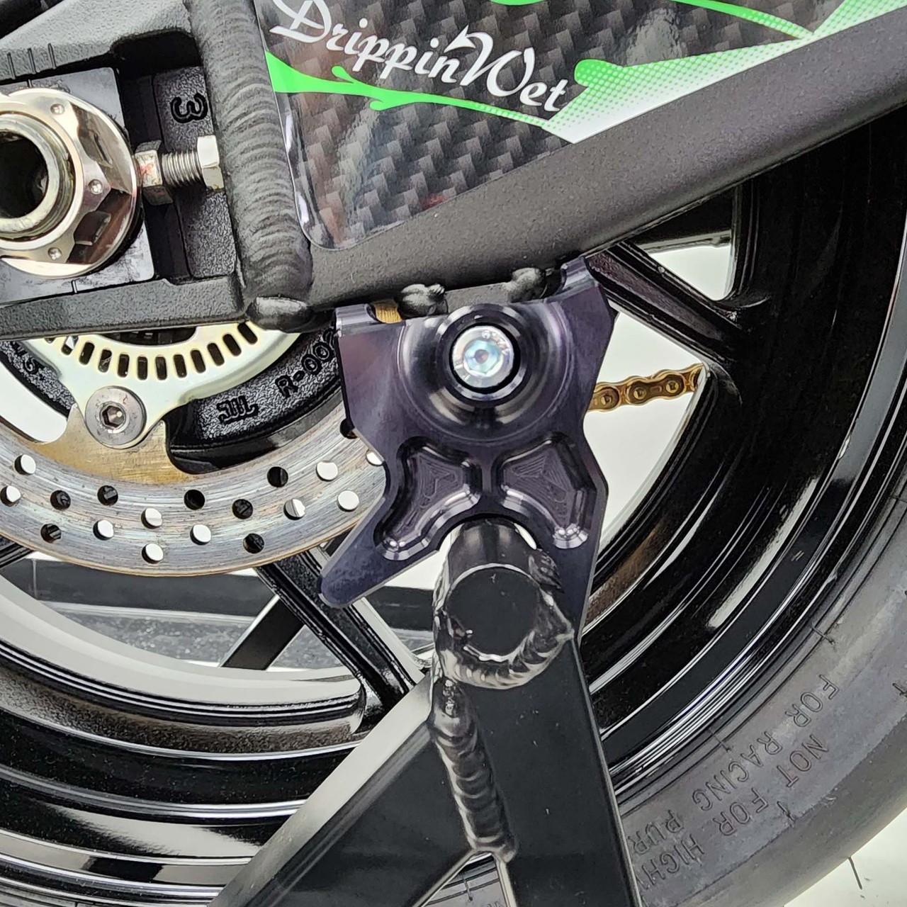 Graves Motorsports Rear Stand Hook Kit  - Kawasaki ZX-6R (2019-2024)