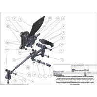 Graves Motorsports WORKS Adjustable Rearsets Kit  - Kawasaki ZX-6R (2019-2024)
