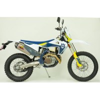 Graves Motorsports 2020+ KTM / Husqvarna Titanium Diamond Dual Sport / Offroad Slip-on Exhaust - Carbon End Cap