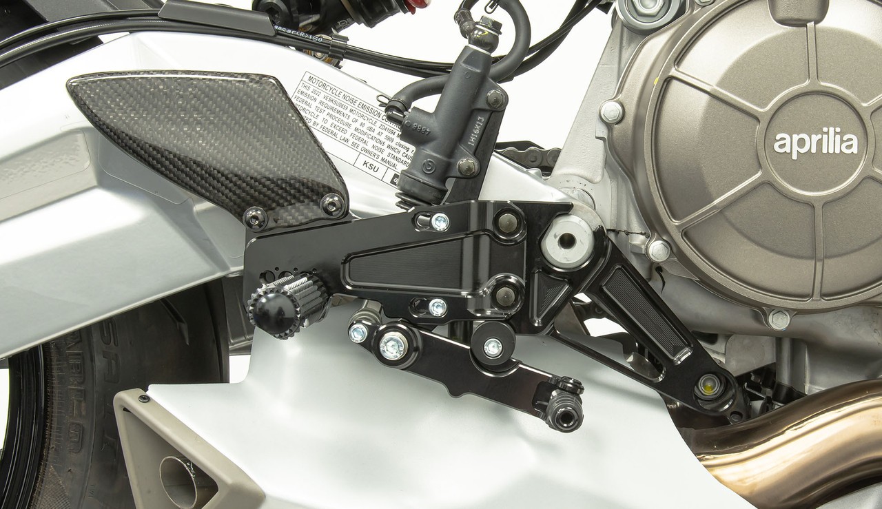Graves Motorsports Adjustable Rearsets Kit  - Aprilia RS 660 (2021-2023)