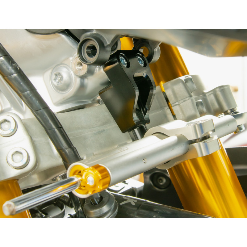 Graves Motorsports WORKS Steering Damper Mount - Aprilia RS 660 (2021-23) | Tuono 660 (2019-23)