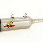 Graves Motorsports KTM - Husqvarna - Gas Gas Titanium Slip-on Exhaust - Carbon End Cap (350cc-450cc)