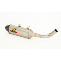 Graves Motorsports KTM - Husqvarna - Gas Gas Titanium Slip-on Exhaust - Carbon End Cap (350cc-450cc)