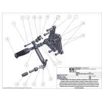 Graves Motorsports WORKS Adjustable Rearsets Kit - Kawasaki ZX-6R (2019-2024) Graves Motorsports WORKS Adjustable Rearsets Kit - Kawasaki ZX-6R (2019-2024)