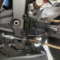Graves Motorsports WORKS Adjustable Rearsets Kit  - Kawasaki ZX-6R (2019-2024)