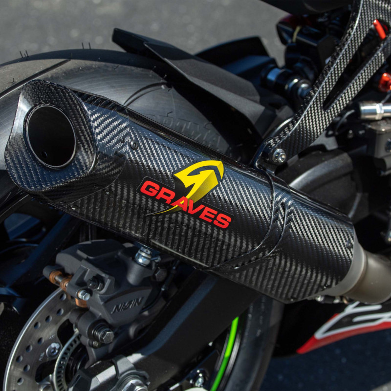 Graves Motorsports WORKS2 Carbon Full Exhaust - Kawasaki ZX-4RR (2023) Graves Motorsports WORKS2 Carbon Full Exhaust - Kawasaki ZX-4RR (2023)