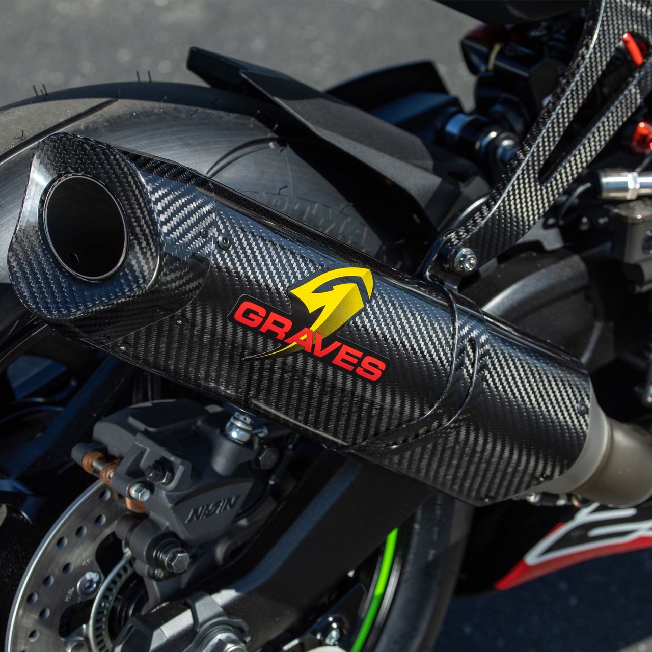 Graves Motorsports WORKS2 Carbon Full Exhaust - Kawasaki ZX-4RR (2023)