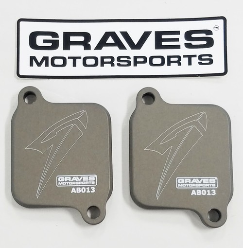 Graves Motorsports Smog Block Off Plate  - Suzuki GSX-R1000 (2001-2008 + 2017-2022)