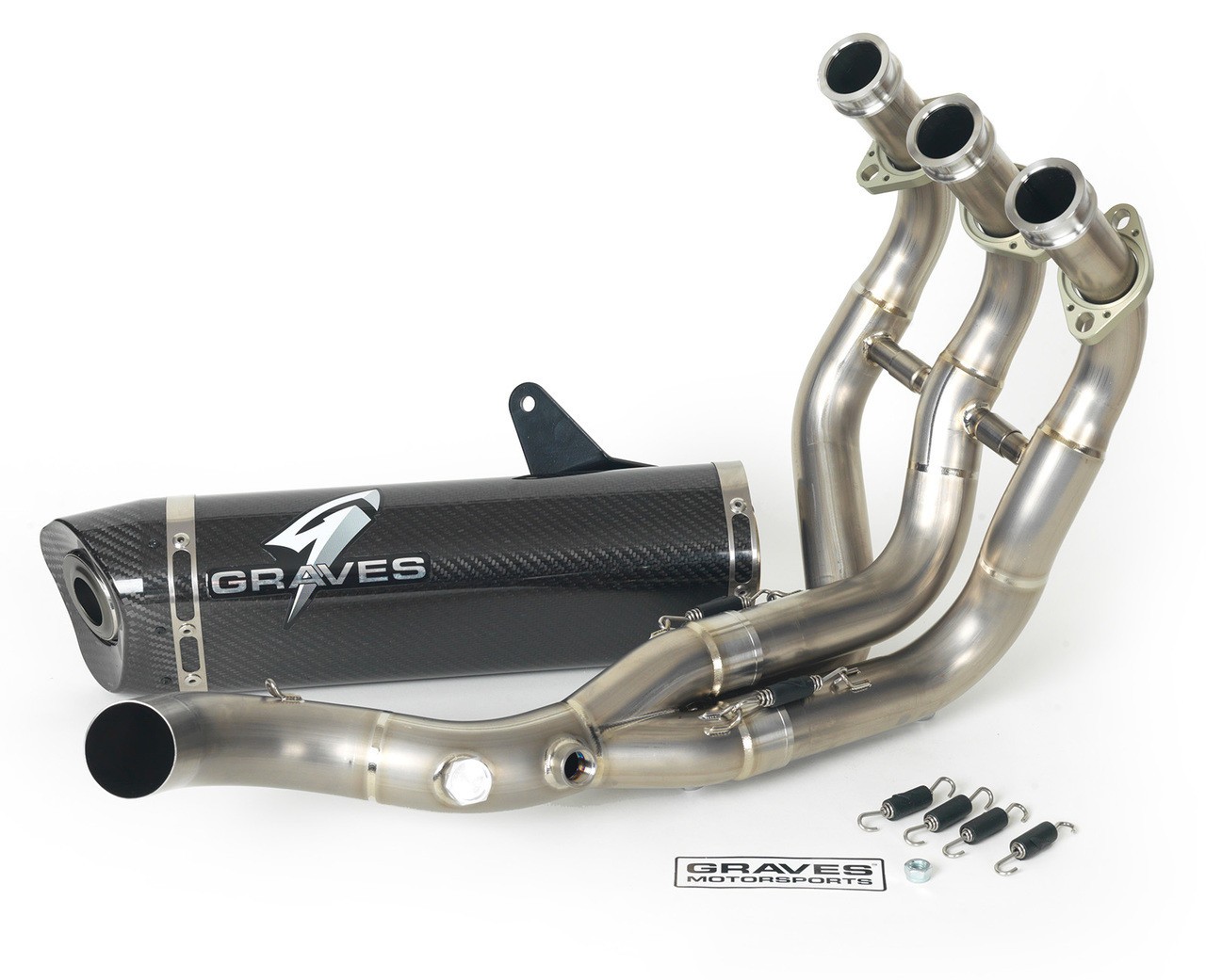 Graves Motorsports Yamaha Full Titanium Exhaust w/ Carbon silencer - FZ-09 (2014-2016) / FJ-09 (2015-2020) / XSR900 (2017-2020) / MT-09 (2018-2020)