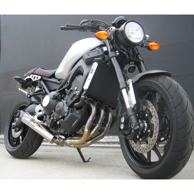 Graves Motorsports Yamaha Full Titanium Exhaust  w/ Titanium Silencer - XSR900 (2017-2020) / FZ-09 (2014-2016) / MT-09 (2018-2020) / FJ-09 (2015-2020)