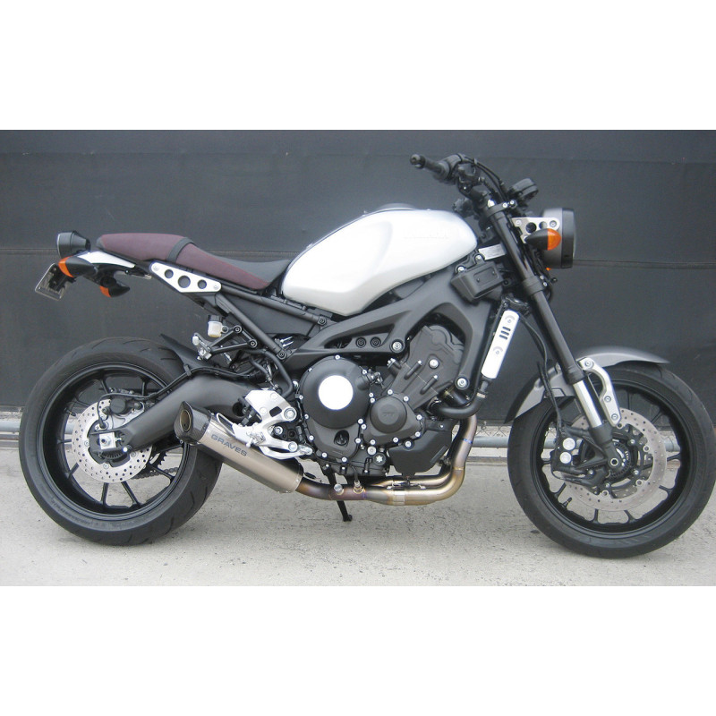 Graves Motorsports Yamaha Full Titanium Exhaust  w/ Titanium Silencer - XSR900 (2017-2020) / FZ-09 (2014-2016) / MT-09 (2018-2020) / FJ-09 (2015-2020)
