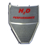 H2O Performance Oversized Water Racing Radiator - Honda CBR600RR (2007-2020)