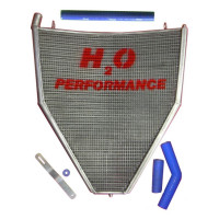 H2O Performance Oversized Water Racing Radiator - Honda CBR1000RR (2006-2007)