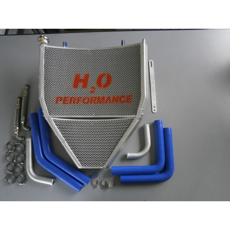 H2O Performance EVO Oversize Radiator and Oil Cooler kit - Suzuki GSX-R1000 (2017-2022)