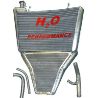 H2O Performance Oversize Radiator and Oil Cooler kit - (2003 - 2005) Yamaha YZF-R6