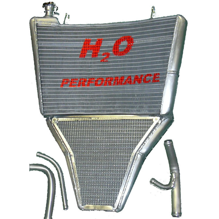 H2O Performance EVO Oversize Radiator and Oil Cooler kit - (2003 - 2005) Yamaha YZF-R6