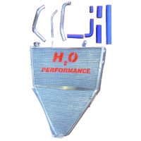 H2O Performance Oversize Radiator and Oil Cooler kit - (2008 - 2010) Yamaha YZF-R6