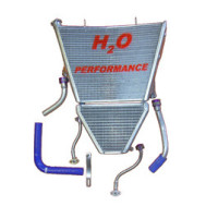 H2O Performance EVO Oversize Radiator and Oil Cooler kit - Suzuki GSX-R1000 (2007-2008)