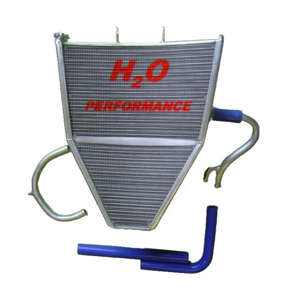 H2O Performance Oversize Radiator Kit - 2009-2022 Kawasaki Ninja ZX-6R