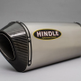 Hindle Full Exhaust System with Titanium Black Muffler/Black Carbon Tip - Yamaha YZF-R1 (2015 - 2016)