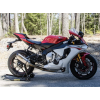 Hindle Full Exhaust System with Titanium Black Muffler/Black Carbon Tip - Yamaha YZF-R1 (2015 - 2016) Hindle Full Exhaust System with Titanium Black Muffler/Black Carbon Tip - Yamaha YZF-R1 (2015 - 2016)