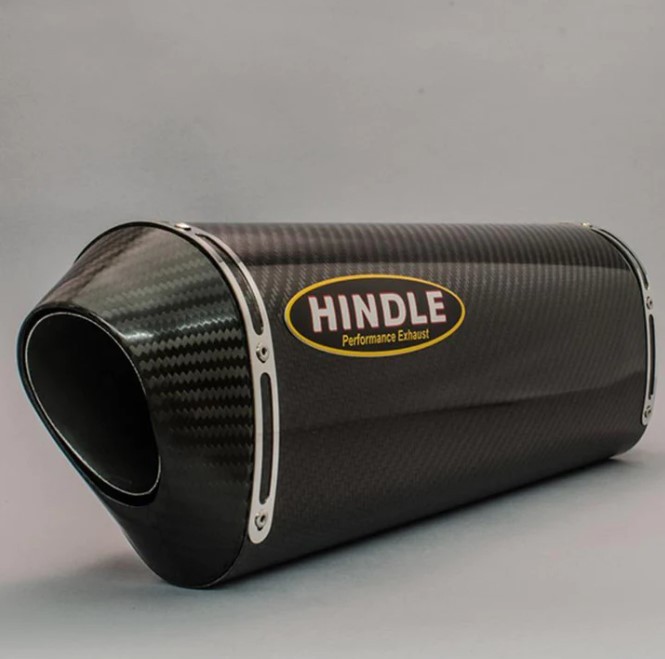 Hindle Full Exhaust System with Evolution Carbon Muffler/Tip - Yamaha Vmax (2008 - 2020)