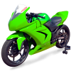 Hotbodies Racing Race Bodywork 2008-2012 Kawasaki Ninja 250 (Colorform Green) Hotbodies Racing Race Bodywork 2008-2012 Kawasaki Ninja 250 (Colorform Green)