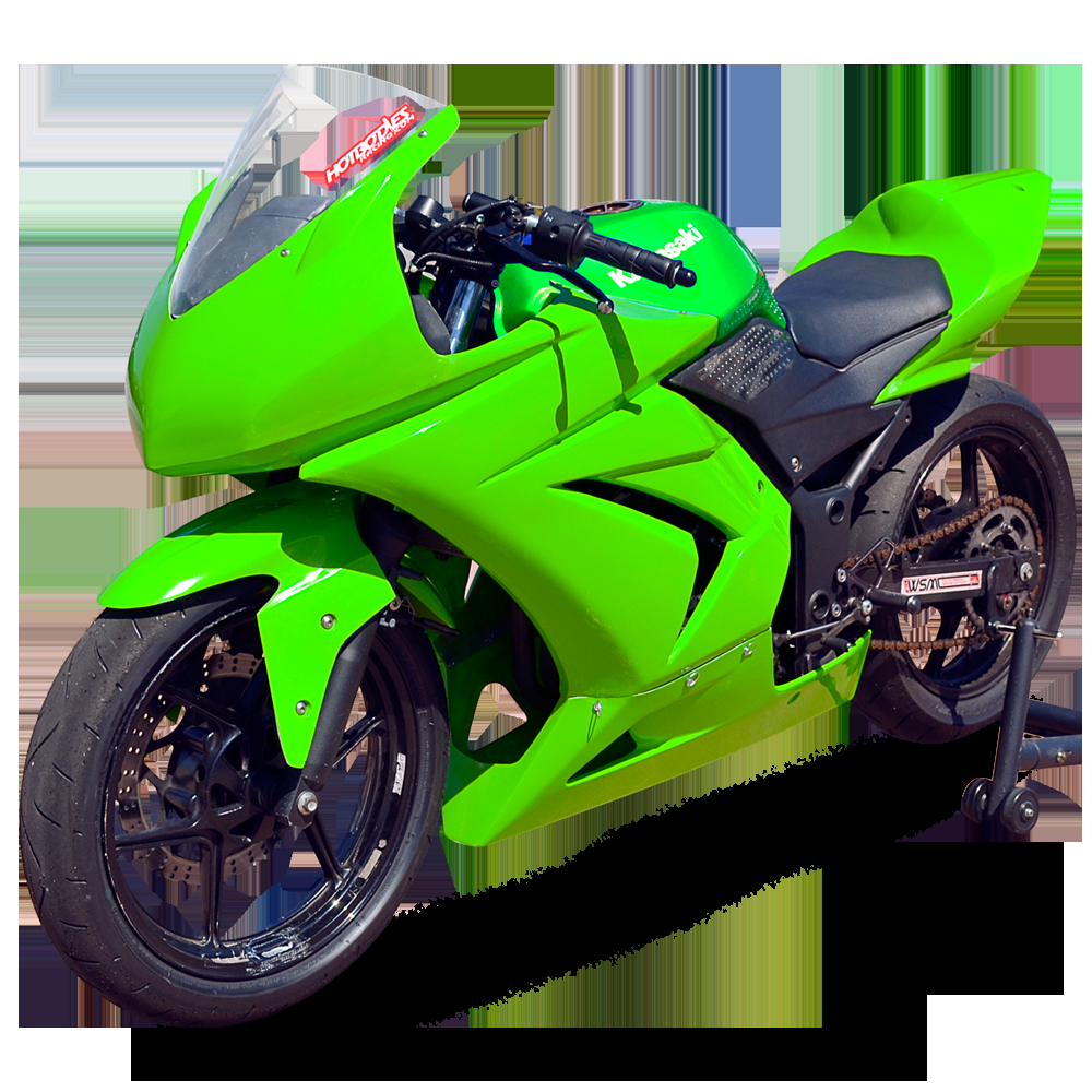 Hotbodies Racing Race Bodywork 2008-2012 Kawasaki Ninja 250 Green) - 50802-1310