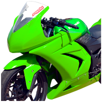 Hotbodies Racing Race Bodywork  2008-2012 Kawasaki Ninja 250 (Colorform Green)