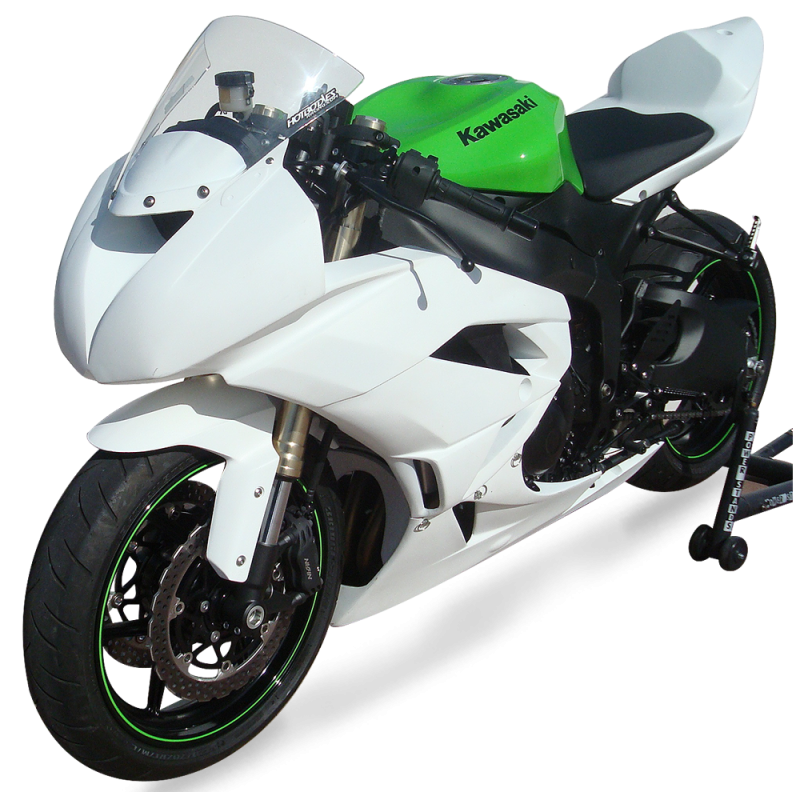 Hotbodies Racing Race Bodywork 2009-2012 Kawasaki Ninja ZX-6R (Primer Grey) Hotbodies Racing Race Bodywork 2009-2012 Kawasaki Ninja ZX-6R (Primer Grey)