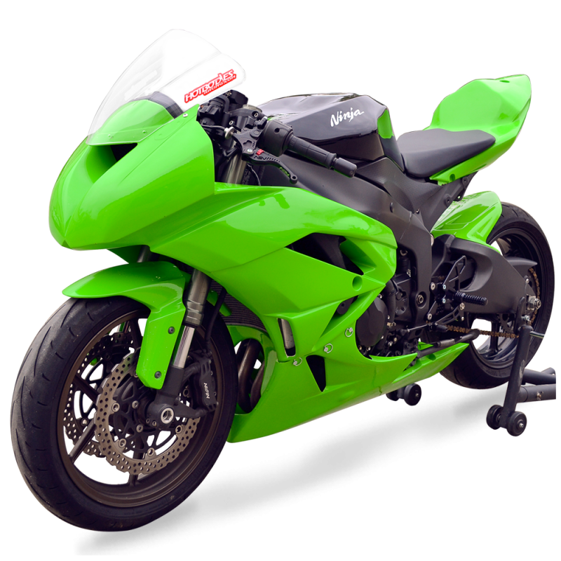 Hotbodies Racing Race Bodywork 2009-2012 Kawasaki Ninja ZX-6R (Colorform Green) Hotbodies Racing Race Bodywork 2009-2012 Kawasaki Ninja ZX-6R (Colorform Green)
