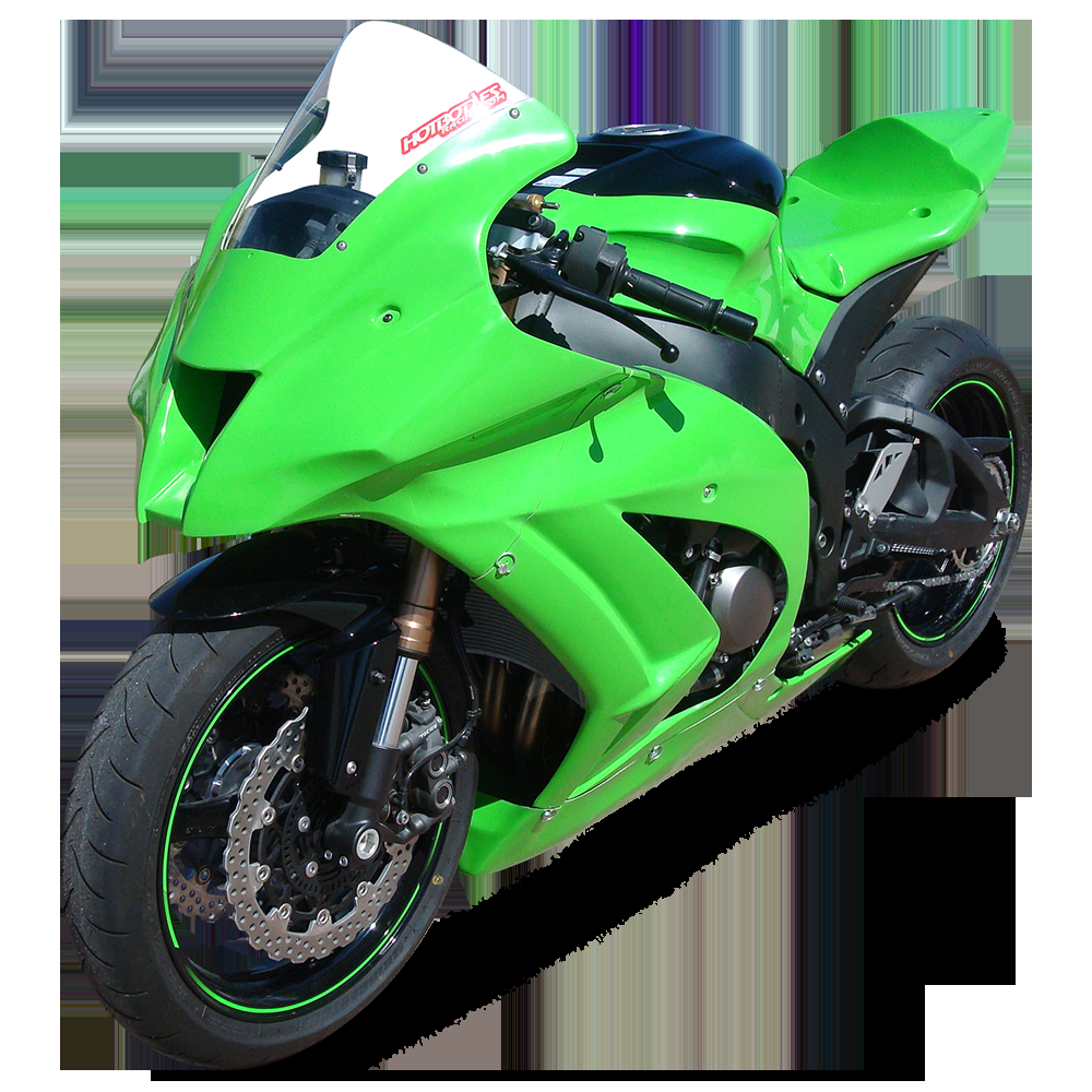 Hotbodies Racing Race Bodywork  2011-2015 Kawasaki Ninja ZX-10R (Colorform Green)