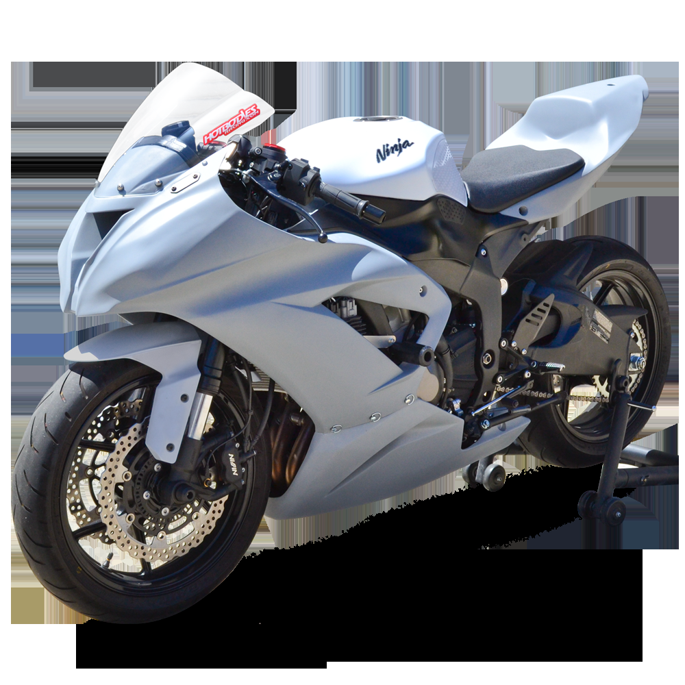Hotbodies Racing Race Bodywork 2013-2018 Kawasaki Ninja ZX-6R (Colorform Green)