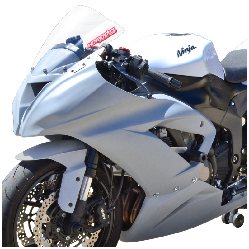 Hotbodies Racing Race Bodywork  2013-2018 Kawasaki Ninja ZX-6R (Primer Grey)