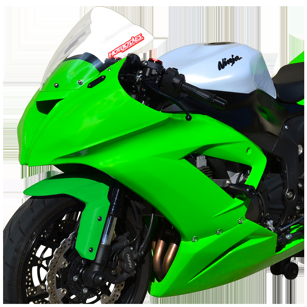 Hotbodies Racing Race Bodywork  2013-2018 Kawasaki Ninja ZX-6R (Colorform Green)