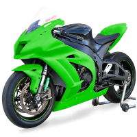 Hotbodies Racing Race Bodywork  2016-2019 Kawasaki Ninja ZX-10R (Colorform Green)