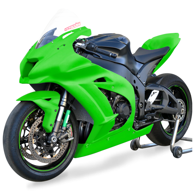 Hotbodies Racing Race Bodywork  2016-2019 Kawasaki Ninja ZX-10R (Colorform Green)