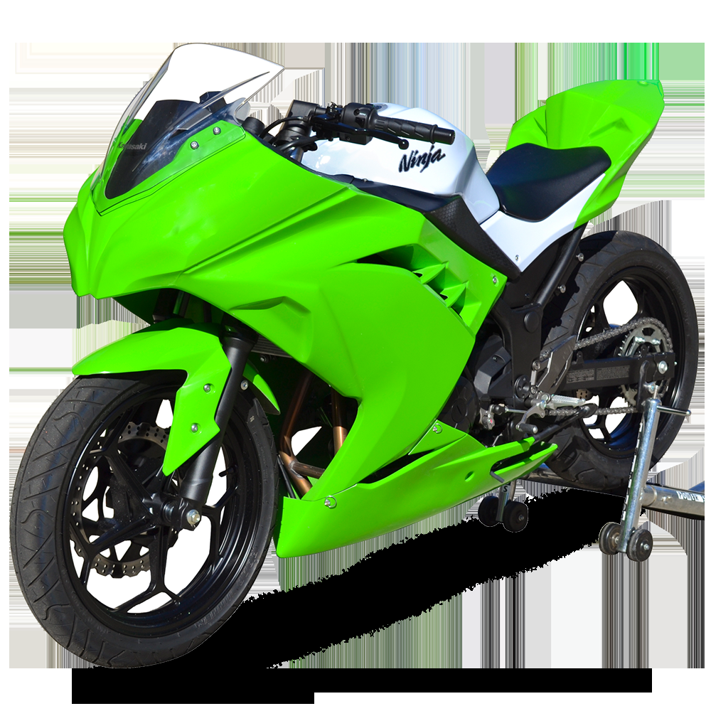 Hotbodies Racing Race Bodywork  2013-2017 Kawasaki Ninja 300 (Colorform Green)