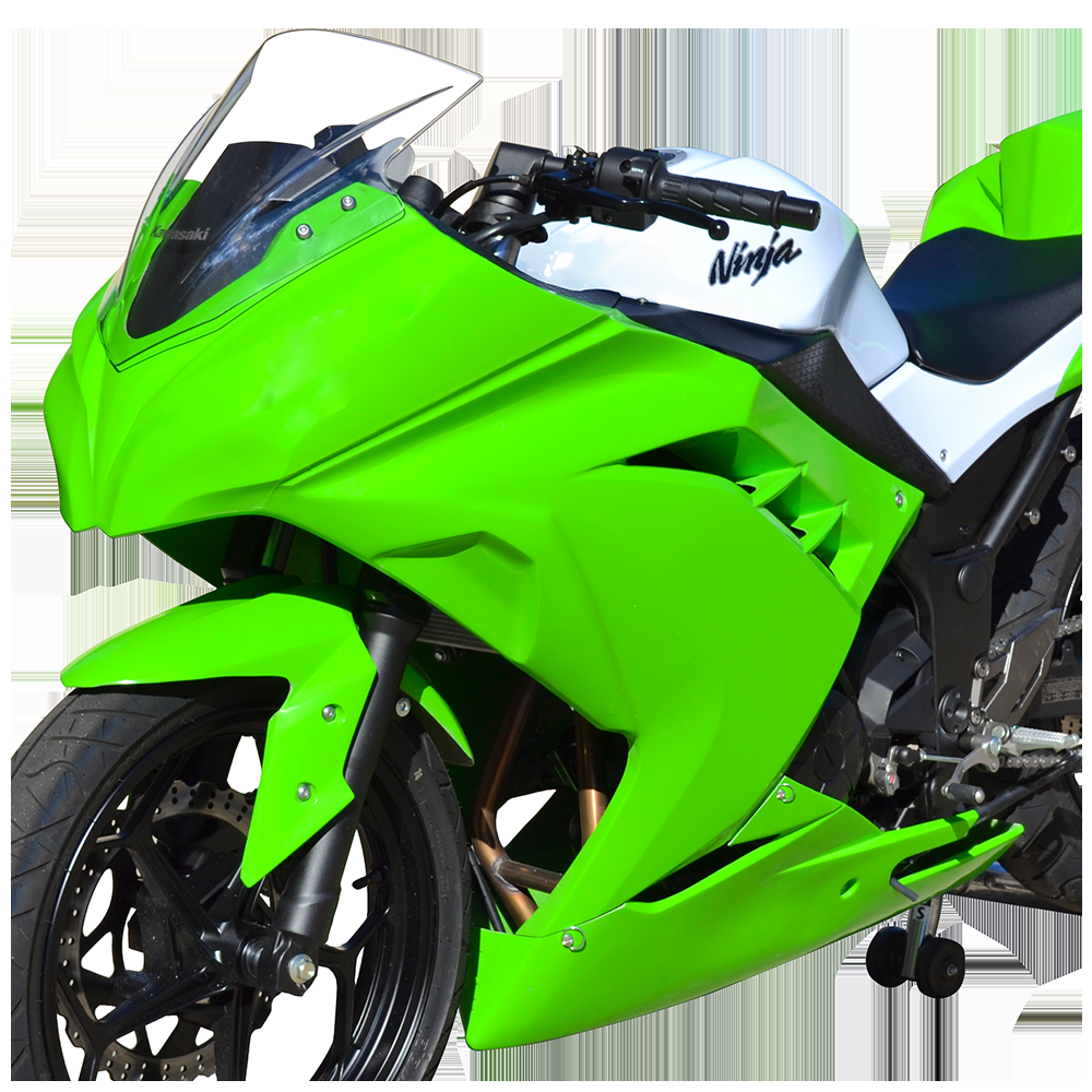 Hotbodies Racing Race Bodywork  2013-2017 Kawasaki Ninja 300 (Colorform Green)