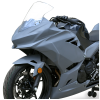 Hotbodies Racing Race Bodywork  2018-2019 Kawasaki Ninja 400 (Primer Grey)