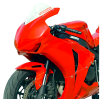 Hotbodies Racing Race Bodywork  2008-2011 Honda CBR1000RR (Red Colorform)