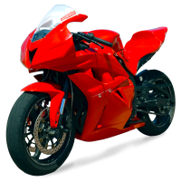 Hotbodies Racing Race Bodywork  2009-2012 Honda CBR600RR (Red Colorform)