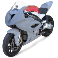Hotbodies Racing Race Bodywork - 2015-2018 BMW S1000RR - Primer Grey