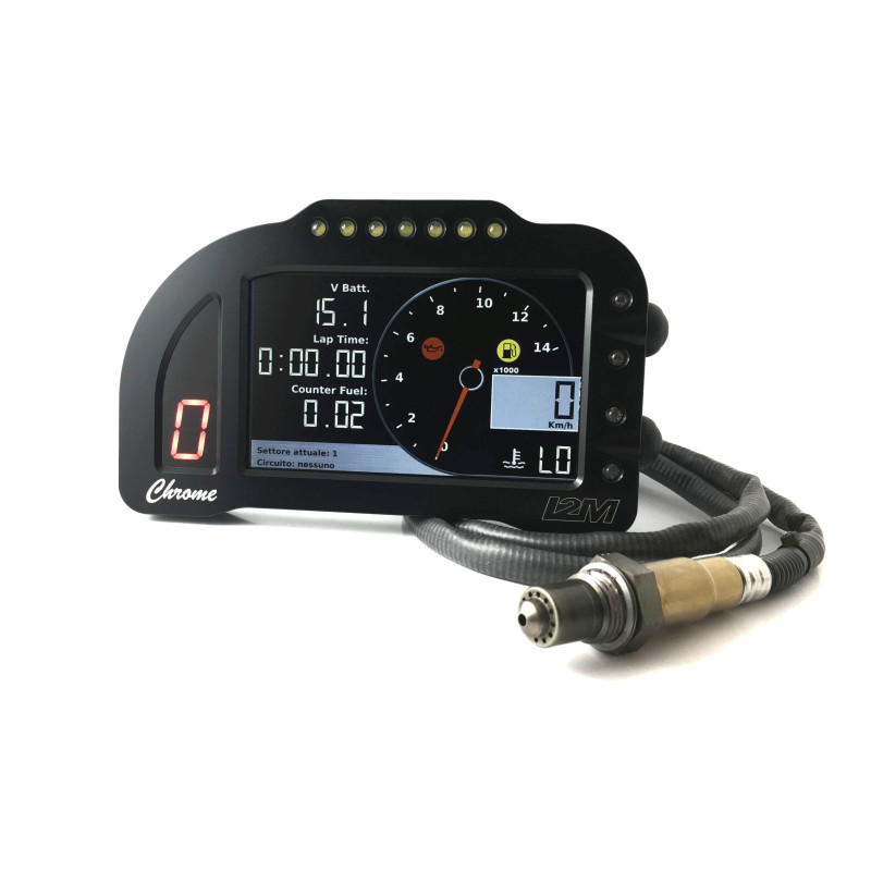 i2M Chrome PLUS Full Color 5" LCD Dash, Data Acquisition & GPS Lap Timer - Plug & Play - Ducati 899 / 1199 / 959 / 1299 Panigale i2M Chrome PLUS Full Color 5" LCD Dash, Data Acquisition & GPS Lap Timer - Plug & Play - Ducati 899 / 1199 / 959 / 1299 Panigale