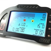i2M Chrome LITE Full Color LCD Dash & GPS Lap Timer -  Plug & Play - Honda, Kawasaki, Suzuki, Yamaha, Ducati, MV Agusta, Aprilia, BMW